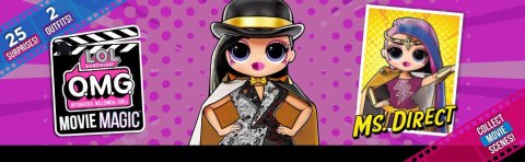 L.O.L. Surprise OMG Lalka MS DIRECT Movie Magic MGA 577904EUC