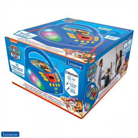 Odtwarzacz CD PSI PATROL Boombox Bluetooth Aux LEXIBOOK RCD109PA