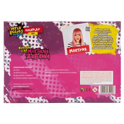 INFLU HEROES Zestaw do Odgrywania ról MARTYNA ZABAWA TOP KIZ 0906