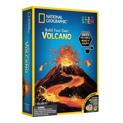 National Geographic: VOLCANO Zbuduj wulkan JMW D-4236