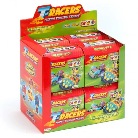 T-RACERS Pojazd + Figurka Glow Race Seria 4 MAGIC BOX L122121DG