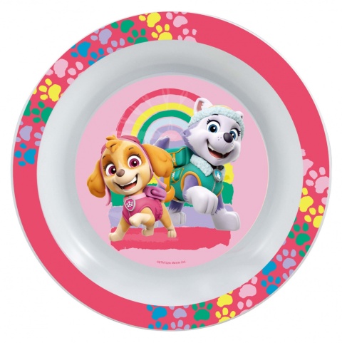 Zestaw obiadowy PSI PATROL talerzyk miska kubek P:OS 08-15266-21-07