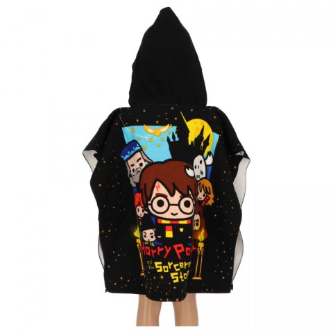 Ponczo ręcznik HARRY POTTER dla dzieci 55 x110 kaptur AYMAX AYM-007HP-PCM