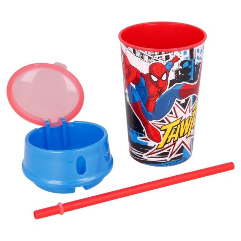 Kubek do napoju i przekąsek SPIDERMAN dla dzieci STOR 51301
