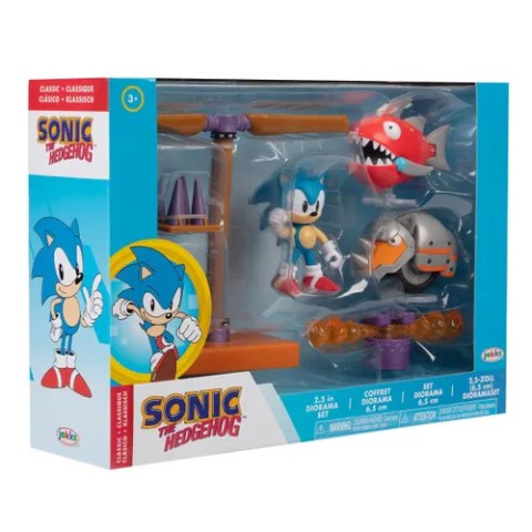 SONIC Zestaw Diorama Strefa Latającej Baterii Figurka Flying Battery Zone JAKKS PACIFIC 41442