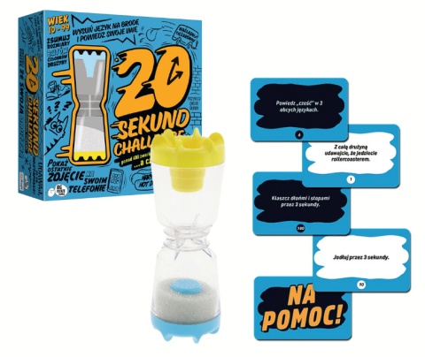 Gra towarzyska 20 SEKUND CHALLENGE 400 Wyzwań TREFL 01934
