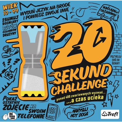 Gra towarzyska 20 SEKUND CHALLENGE 400 Wyzwań TREFL 01934