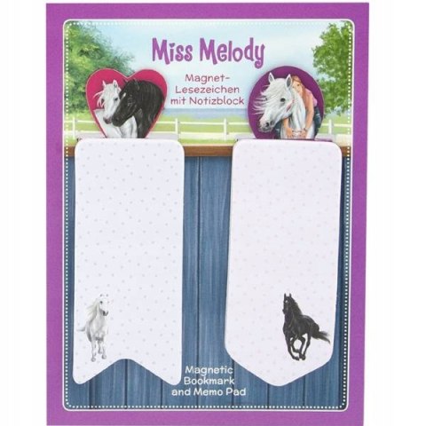Karteczki samoprzylepne MISS MELODY z magnesem 1szt. DEPESCHE 3902