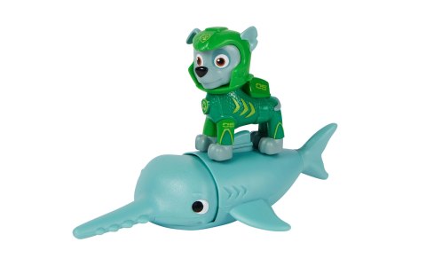 PSI PATROL Figurka ROCKY + RYBA PIŁA Seria Aqua SPIN MASTER 6065411