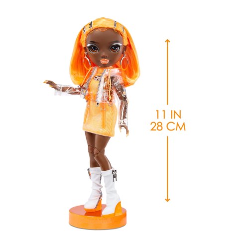 Rainbow High Shadow High Lalka MICHELLE ST. CHARLES Pomarańczowa MGA 583127EUC