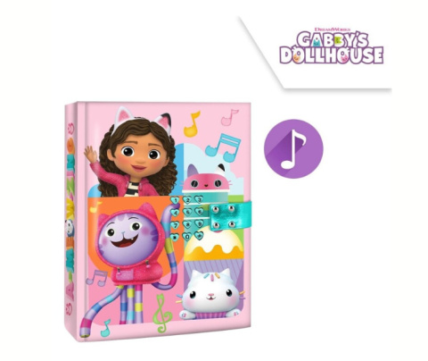 Pamiętnik na kod z dźwiękiem KOCI DOMEK GABI KIDS GD00040