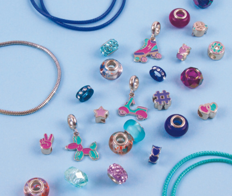 MAKE IT REAL Zestaw HALO CHARMS TRUE BLUE do tworzenia bransoletek 1721