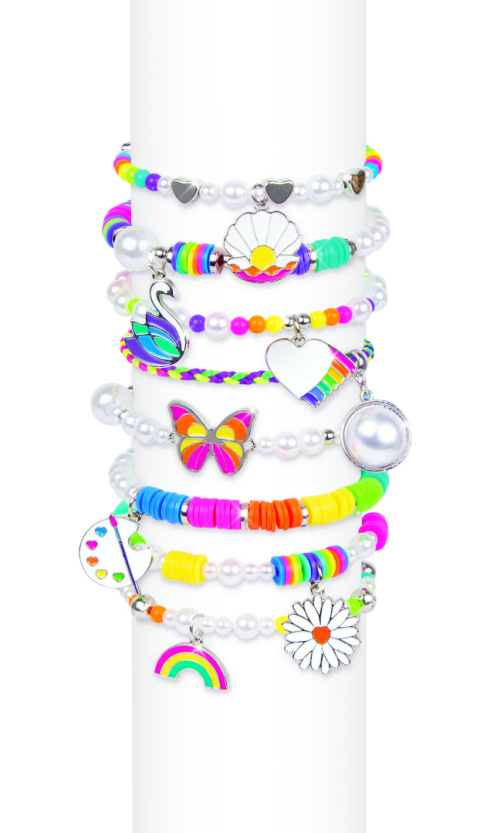 MAKE IT REAL Zestaw RAINBOWS PEARLS do tworzenia biżuterii 1729