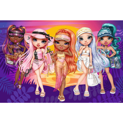 Puzzle 70 el. RAINBOW HIGH Brokatowe Laleczki w Kuferku TREFL 53020