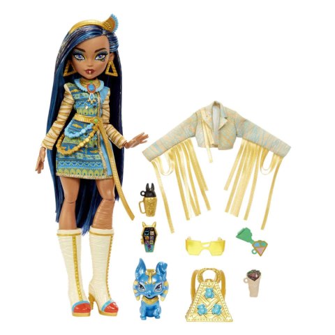 MONSTER HIGH Lalka CLEO DE NILE + akcesoria MATTEL HHK54