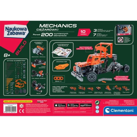 NAUKOWA ZABAWA: Laboratorium Mechaniki Ciężarówki CLEMENTONI 60992