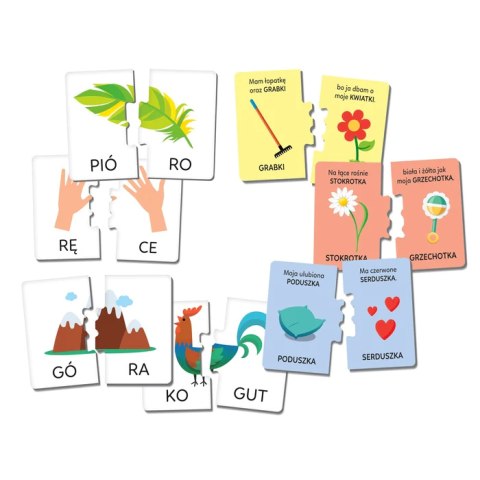 UCZĘ SIĘ BAWIĄC: Zabawa w czytanie Zestaw Gier CLEMENTONI 50084