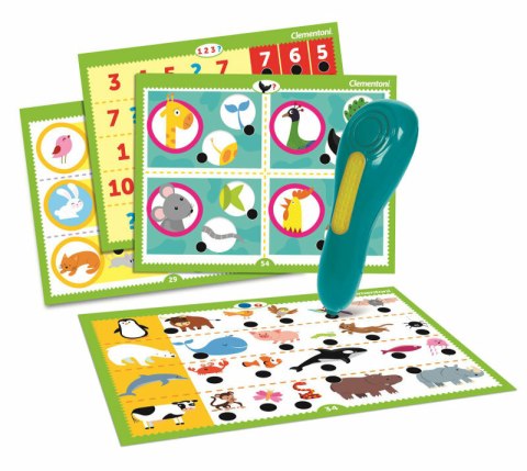 UCZĘ SIĘ MÓWIĄC: Mówiące Pióro 500 Pytań Zwierzęta CLEMENTONI 50781