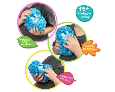 KULISIE Interaktywny Zwierzak BORSUCZEK Niebieski EPEE EP09458