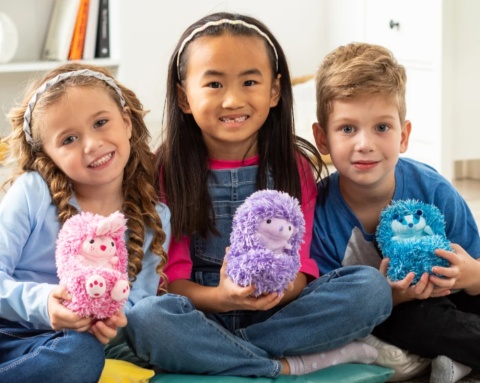 KULISIE Interaktywny Zwierzak BORSUCZEK Niebieski EPEE EP09458