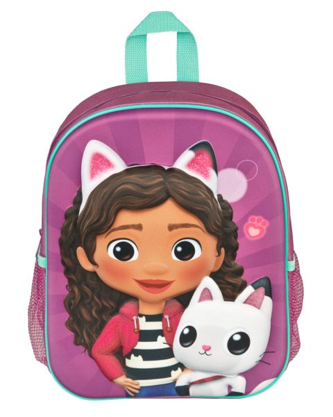 Plecak przedszkolny 3D KOCI DOMEK GABI 34x26x10cm UNDERCOVER GABY7629