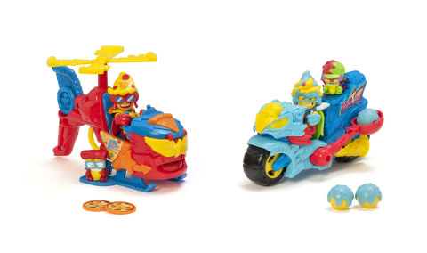 SUPERTHINGS Pojazd PIZZACOPTER Figurka SUPERSLICE MAGIC BOX PSTSP118IN120