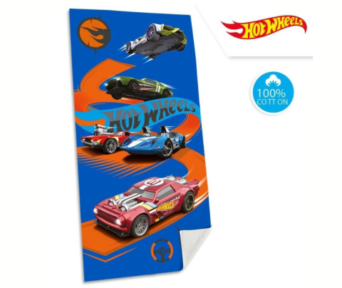 Ręcznik Kąpielowy Plażowy HOT WHEELS 70x140cm KIDS HW00014