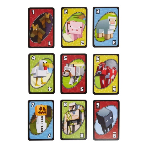 UNO Gra karciana UNO Minecraft MATTEL FPD61