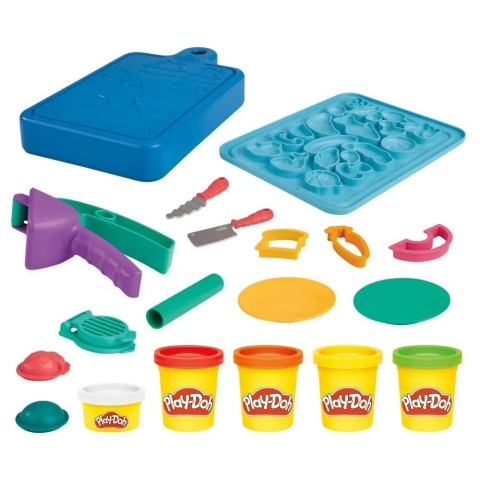 PLAY-DOH Zestaw STARTERS MAŁY KUCHARZ I NAUKA KROJENIA Ciastolina HASBRO F6904