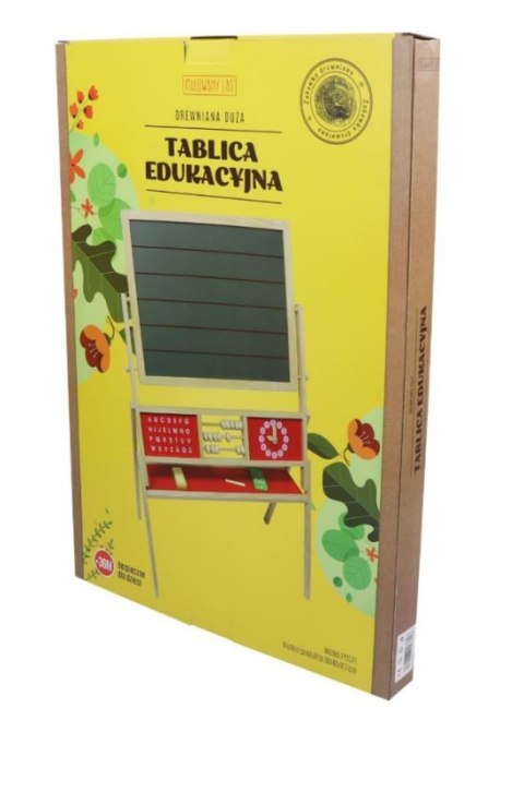 Drewniana Tablica Edukacyjna Tradycyjna z liczydłem MALOWANY LAS ZY2371
