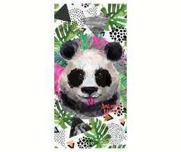 Ręcznik kąpielowy plażowy ANIMAL PLANET PANDA 70 x 140 CARBOTEX AP211051-R