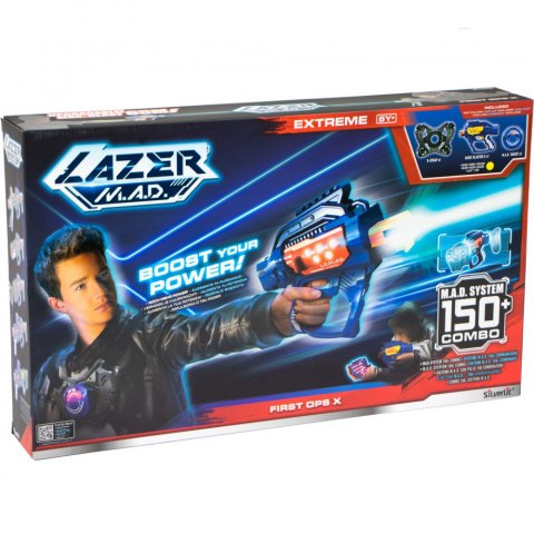 Zestaw Pistolet Laserowy FIRST OPS X Lazer MAD SILVERLITE 86870
