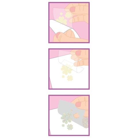 Zestaw kreatywy MISS MELODY Kolorowanka Stick and Shine DEPESCHE 12471