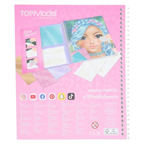 Zestaw kreatywy TOP MODEL Kolorowanka Stick and Shine DEPESCHE 12470