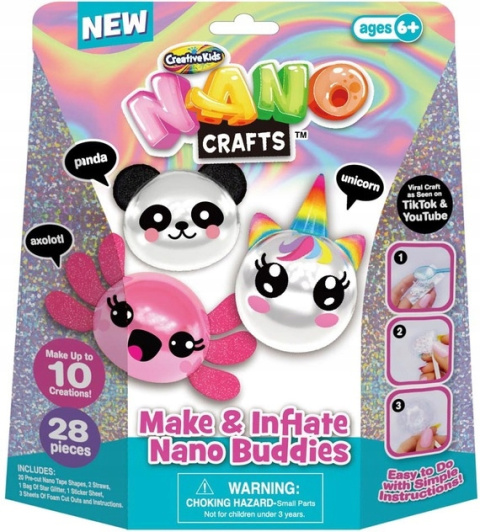 NANO CRAFTS Taśma NANO BAŃKI KUMPLE Zabawka Kreatywna CREATIVE KIDS 64829