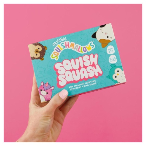 SQUISHMALLOWS Strategiczna Gra Karciana SQUISH SQUASH Wersja PL JOHN ADAMS 11337