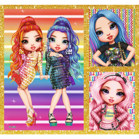 Puzzle 10w1 RAINBOW HIGH Modne laleczki TREFL 96000