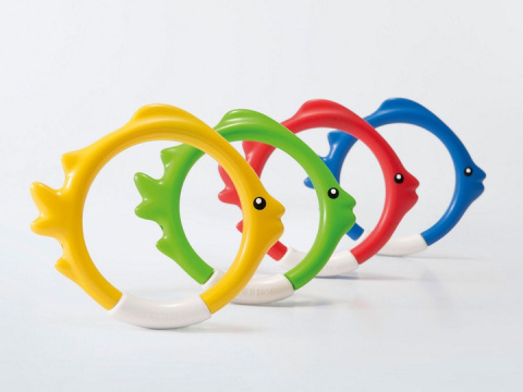 Zestaw Kolorowe rybki do nauki nurkowania w basenie INTEX 55507