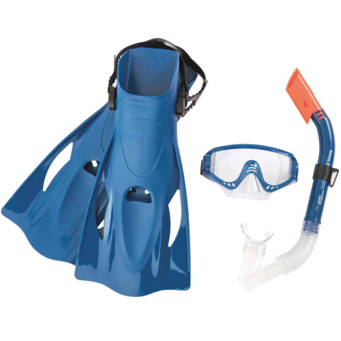 Zestaw do pływania PŁETWY MASKA RURKA do nurkowania BESTWAY 25020