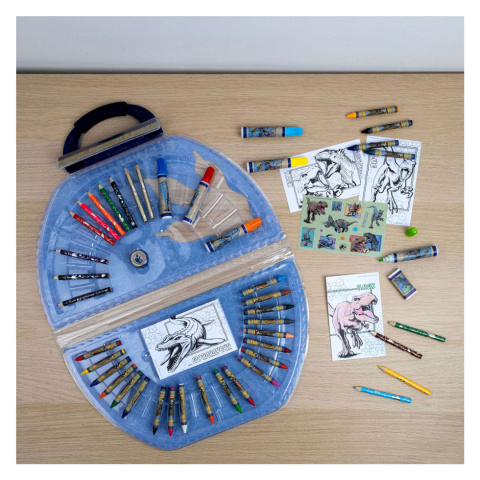 Zestaw do kolorowania JURASSIC WORLD DINOZAUR 51el. UNDERCOVER JUST4221