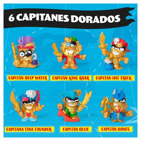 24x PIRATIX Figurka GOLDEN TREASURE Saszetka 1szt MAGIC BOX