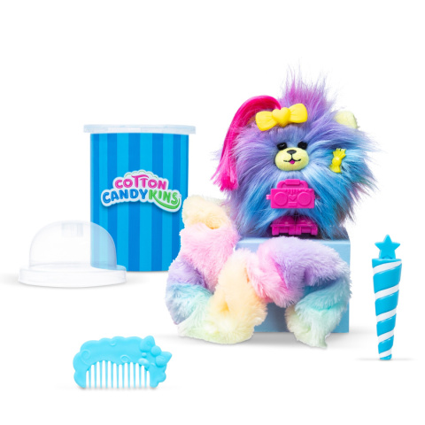 COTTON CANDYKINS Maskotka DIZZY Kolekcjonerski Pluszak Niebieskie BASIC FUN 27300