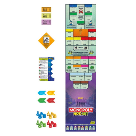 Gra planszowa MONOPOLY NOKAUT rodzinna HASBRO F8995