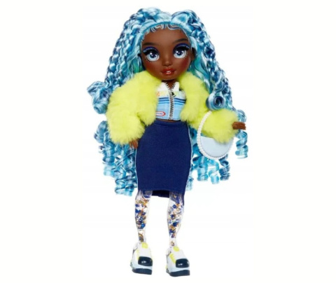 RAINBOW HIGH SPARKLE & SHINE Lalka MARINA Brokatowa Niebieska MGA 427797EUC