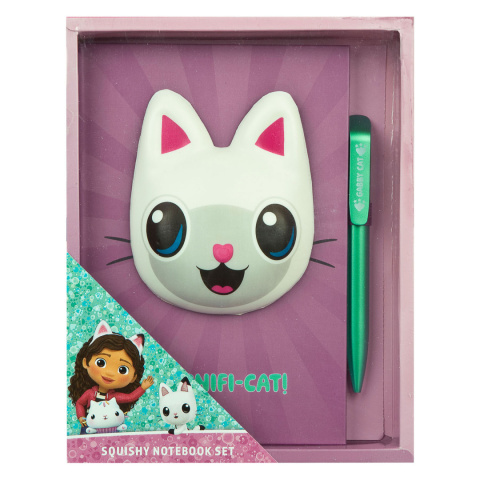 Notatnik Squishy KOCI DOMEK GABI Notes + Długopis UNDERCOVER GABY2145