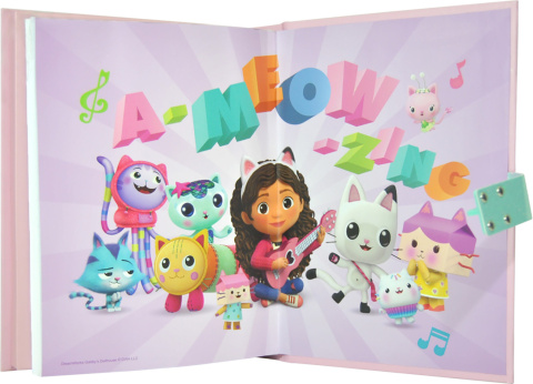 Pamiętnik na kod z dźwiękiem KOCI DOMEK GABI KIDS GD00040