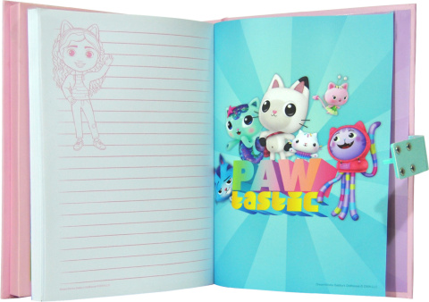 Pamiętnik na kod z dźwiękiem KOCI DOMEK GABI KIDS GD00040