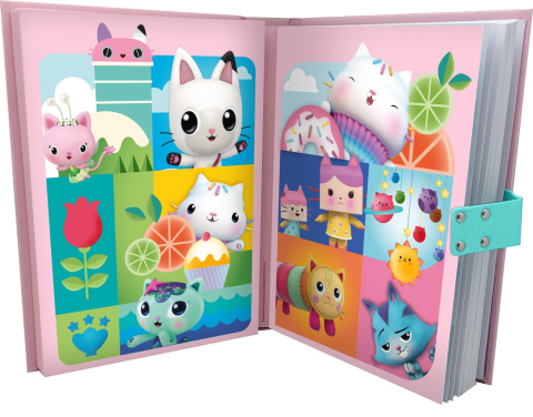 Pamiętnik na kod z dźwiękiem KOCI DOMEK GABI KIDS GD00040