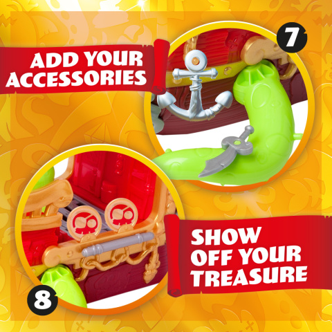 PIRATIX Piracki STATEK KRAKEN Pojazd FIGURKA MAGIC BOX PPXSP112IN20