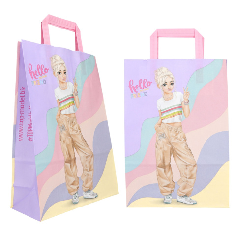 Torba papierowa TOP MODEL Duża Prezentowa 36x25cm 1szt. DEPESCHE 12367